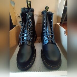 NWOB Dr. Martens Black Leather Boots